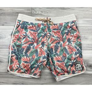HOWLER BROTHERS Bruja Board Shorts Stretch Quick Dry‎ Men's Size 33 Floral Print